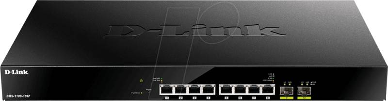 D-LINK DMS110010 - Switch, 10-Port, 2,5 Gigabit Ethernet, SFP+, PoE+ von D-Link