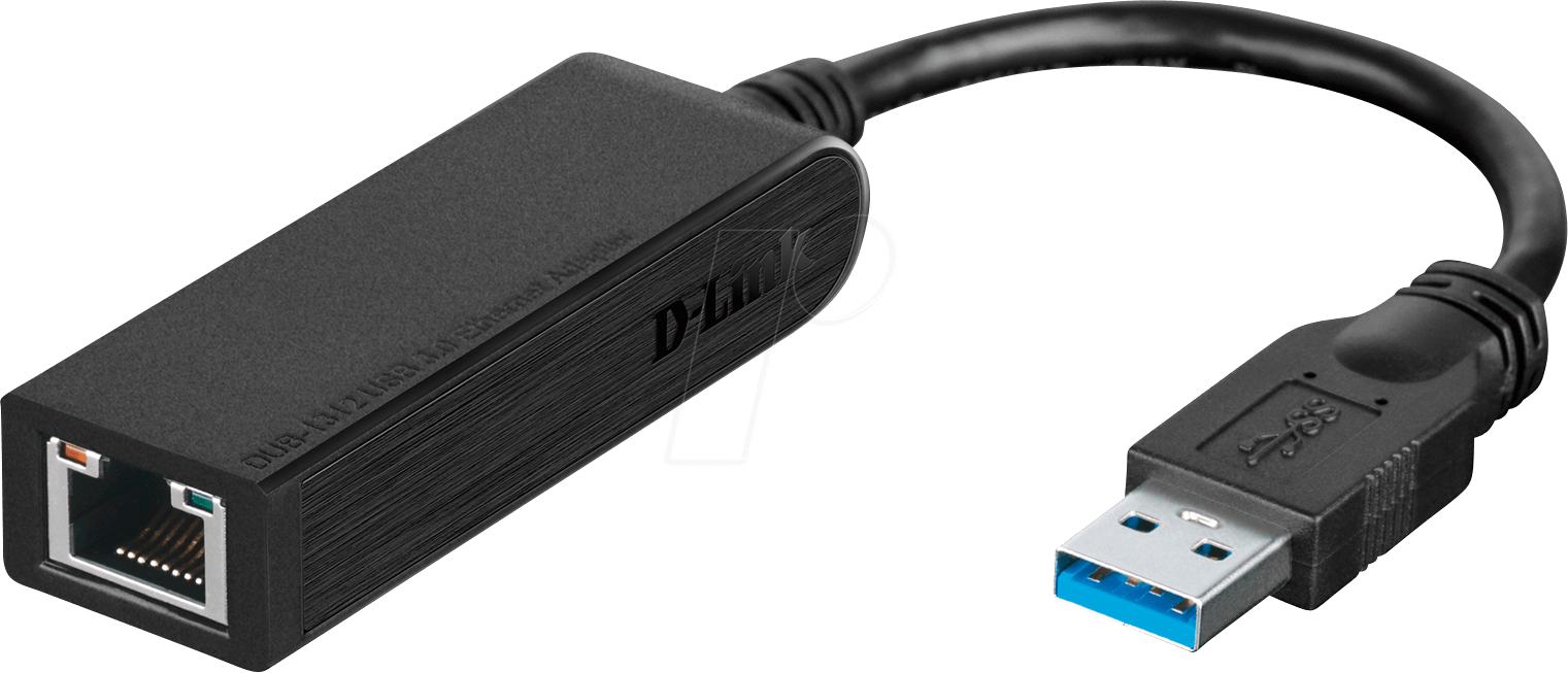 D-LINK DUB-1312 - Netzwerkkarte, USB 3.0, Gigabit Ethernet, 1x RJ45 von D-Link