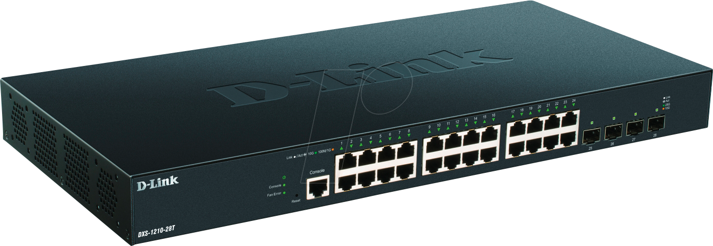 D-LINK DXS12128T - Switch, 28-Port, 10 Gigabit Ethernet, SFP28 von D-Link