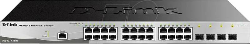 D-LINK G121028 - Switch, 28-Port, Gigabit Ethernet, SFP von D-Link