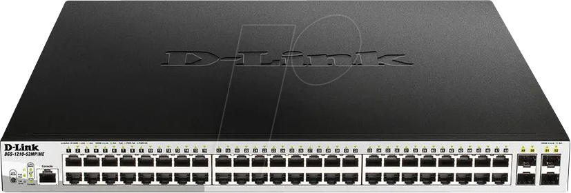 D-LINK G121052MP - Switch, 52-Port, Gigabit Ethernet, PoE+, SFP von D-Link