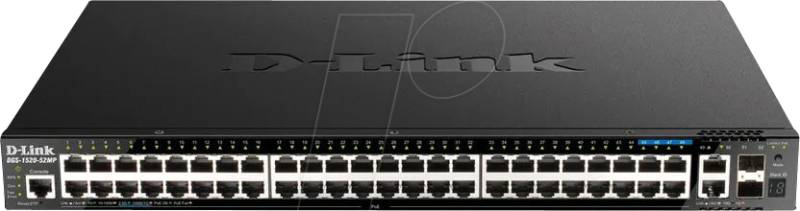 D-LINK G152052MP - Switch, 52-Port, Gigabit Ethernet, PoE+, SFP+ von D-Link