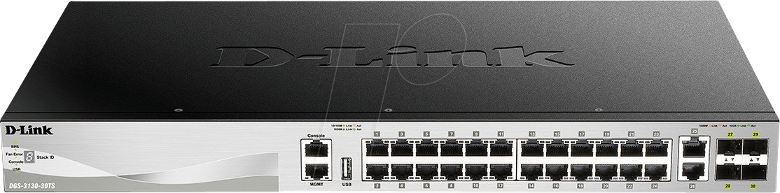 D-LINK G313030TS - Switch, 30-Port, Gigabit Ethernet, SFP+ von D-Link