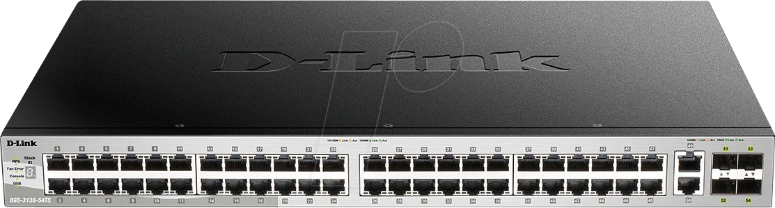 D-LINK G313054TS - Switch, 54-Port, Gigabit Ethernet, SFP+ von D-Link
