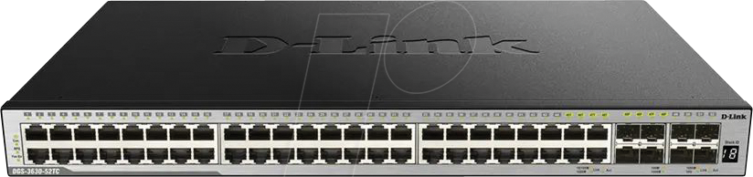 D-LINK G363052TC - Switch, 52-Port, Gigabit Ethernet, RJ45/SFP, SFP+ von D-Link