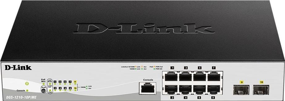 D-LINK PoE Gigabit Smart Managed Switch (DGS-1210-10P/ME/E) von D-Link