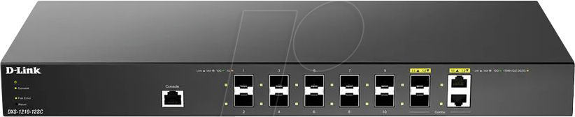 D-LINK X121012SC - Switch, 12-Port, RJ45/SFP+, SFP+ von D-Link