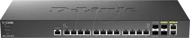 D-LINK X121016TC - Switch, 16-Port, 10 Gigabit Ethernet, RJ45/SFP+, SFP+ von D-Link