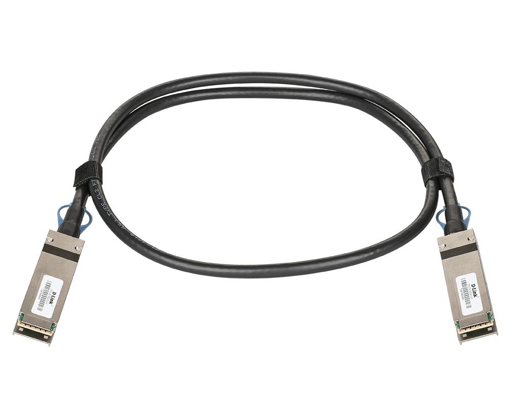 D-Link - 100GBase Direktanschlusskabel - QSFP28 zu QSFP28 - passiv - Schwarz D-Link - 100GBase Direktanschlusskabel - QSFP28 zu QSFP28 - passiv - Schwarz von D-Link