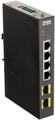 D-Link 4-PORT GB INDUSTRIAL SWITCH 4-port Gigabit Industrial Switch including 2 x 100/1000M SFP (DIS-100G-6S) von D-Link