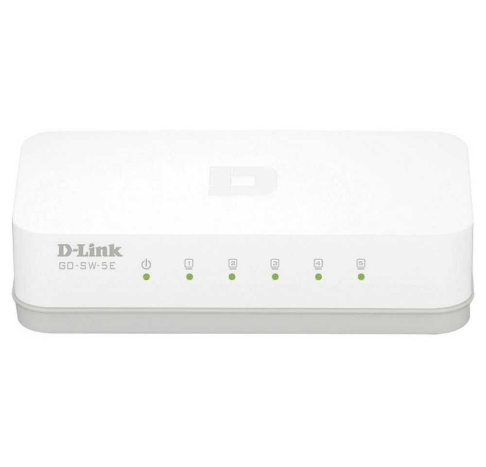 D-Link 5-Port Fast Ethernet Easy Desktop Switch Netzwerk-Switch von D-Link