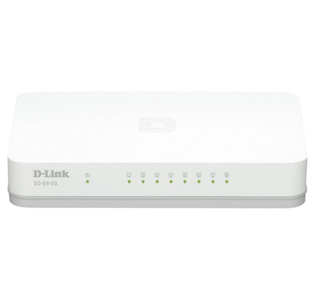 D-Link 8-Port Gigabit Easy Desktop Switch Netzwerk-Switch D-Link 8-Port Gigabit Easy Desktop Switch Netzwerk-Switch von D-Link