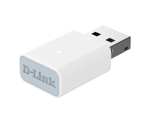 D-Link AC13U AC1300 Wi-Fi 5 USB Adapter (MU-MIMO, Dual Band, WPA3, USB 3.2, kompaktes Design, kompatibel mit Windows 11/10) von D-Link