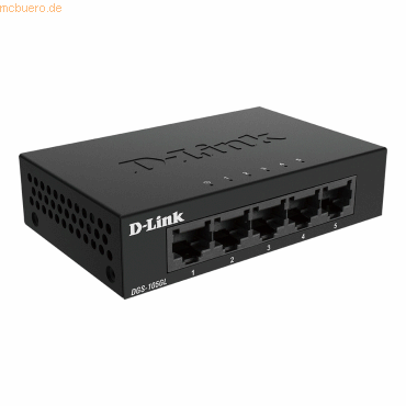 D-Link D-Link DGS-105GL 5-Port Gigabit Light Switch ohne IGMP von D-Link