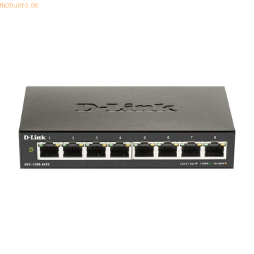 D-Link D-Link DGS-1100-08V2 8-Port Gigabit Smart Switch von D-Link