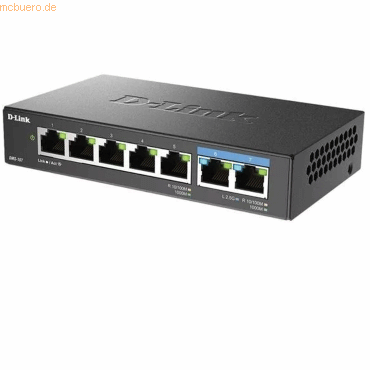 D-Link D-Link DMS-107 7-Port Multi-Gigabit Unmanaged Switch von D-Link