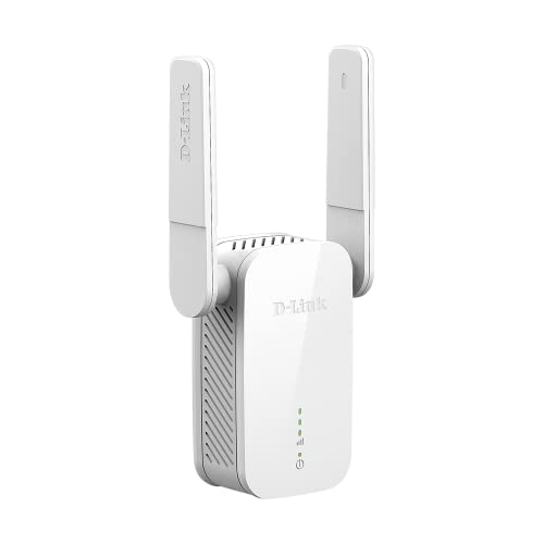 D-Link DAP-1610 AC1200 Wi-Fi Range Extender (bis zu 1200 Mbit/s, Dualband, 1x 10/100Mbit/s, LED-Signalstärkeanzeige, Repeater- oder AP-Modus, WPS-Taste, QRS Mobile App ) von D-Link