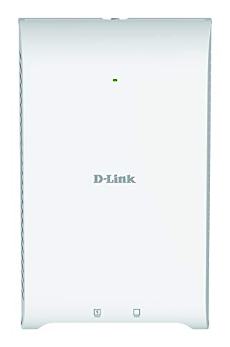 D-Link DAP-2622 Nuclias Connect Wireless AC1200 Wave 2 In-Wall PoE Access Point (Indoor, Wandplatte, MU-MIMO, Multiple Operation Modes, Gigabit, PoE Out, Simple Centralised Management) von D-Link