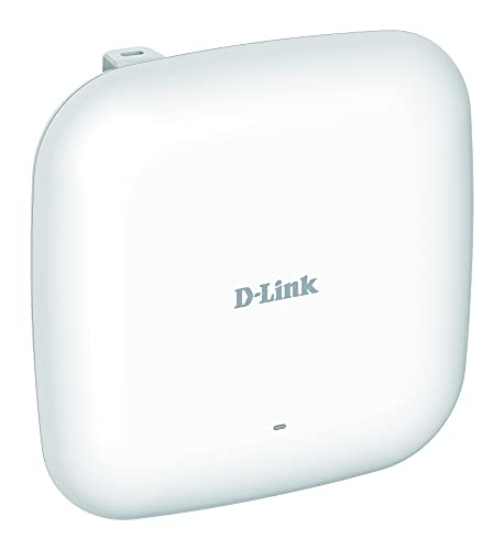 D-Link DAP-X2810 AX1800 Wi-Fi 6 Dual-Band PoE Access Point (Indoor, 802.11ax, OFDMA, MU-MIMO, mehrere Betriebsmodi, WPA3, Gigabit Ethernet, zentralisierte Verwaltung) von D-Link