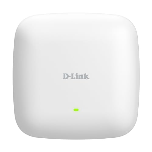D-Link DAP-X3060 Nuclias Connect AX3000 Wi-Fi 6 Dual-Band PoE Access Point (2.5G Ethernet, MU-MIMO, WPA3, Fast Roaming, Wand/Mast-Befestigung, Free Central Management) von D-Link