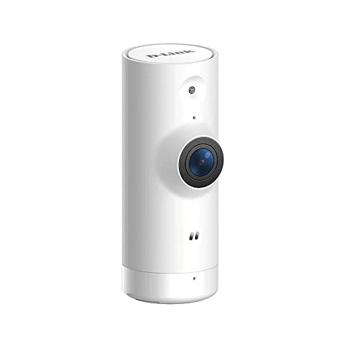 D-Link DCS-8000LHV2 Mini Full HD Wi-Fi Kamera (Alexa & Google kompatibel, Personenerkennung, Bewegungs- und Geräuscherkennung, 1080p, Tag und Nacht, 138° Blickwinkel, Fern-Zugriff per App) von D-Link