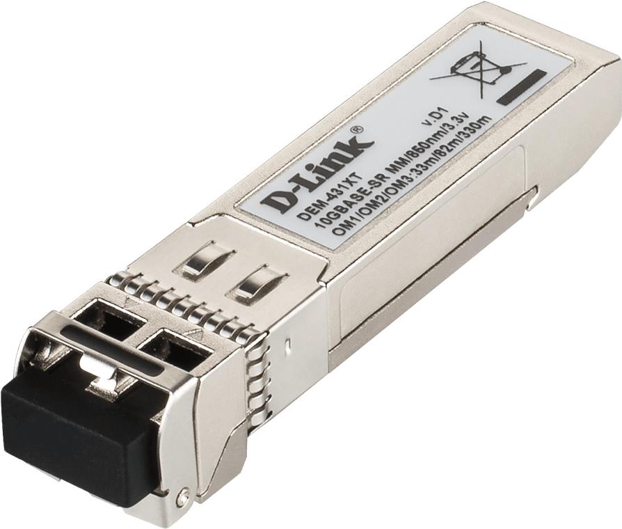 D-Link DEM 311GT - SFP (Mini-GBIC)-Transceiver-Modul - 1GbE - 1000Base-SX - LC Multi-Mode - bis zu 550 m - 850 nm (DEM-311GT/10) von D-Link