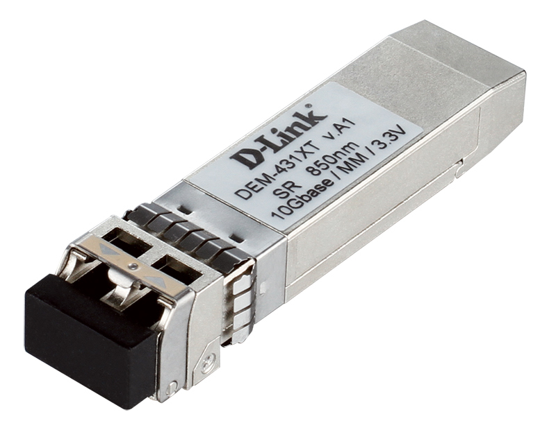 D-Link DEM-431XT Transceiver-Modul SFP+, 10GBase-SR, 10 Gbit/s, LC Duplex, bis zu 300 m von D-Link