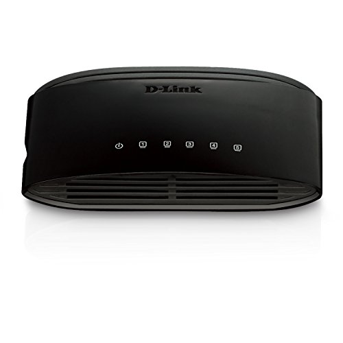 D-Link DES-1005D 5-Port Layer2 Fast Ethernet Switch Kunststoff (10/100 Mbit/s, automatische Geschwindigkeits- und Duplexanpassung, lüfterlos) von D-Link