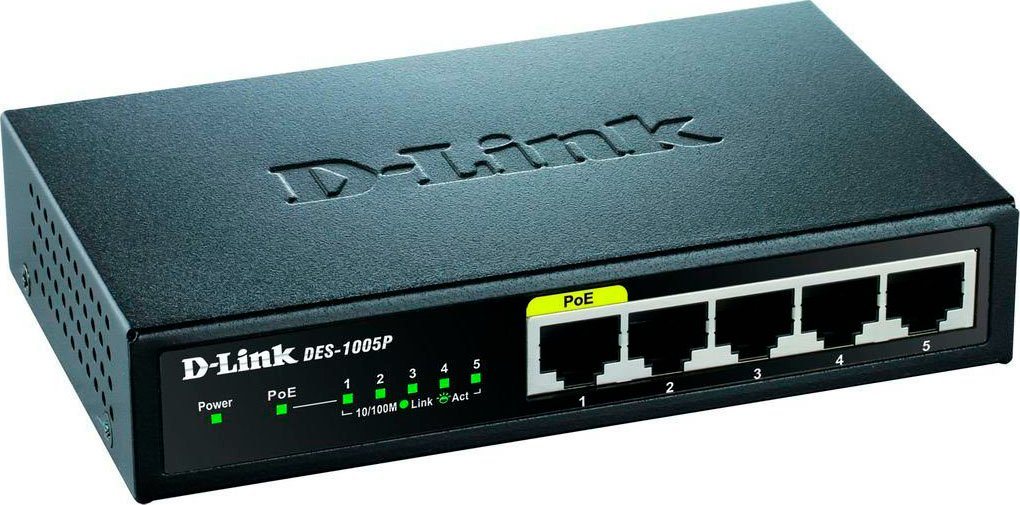D-Link DES-1005P Netzwerk-Switch von D-Link