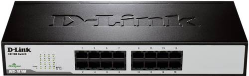 D-Link DES-1016D Netzwerk Switch 16 Port 100MBit/s von D-Link