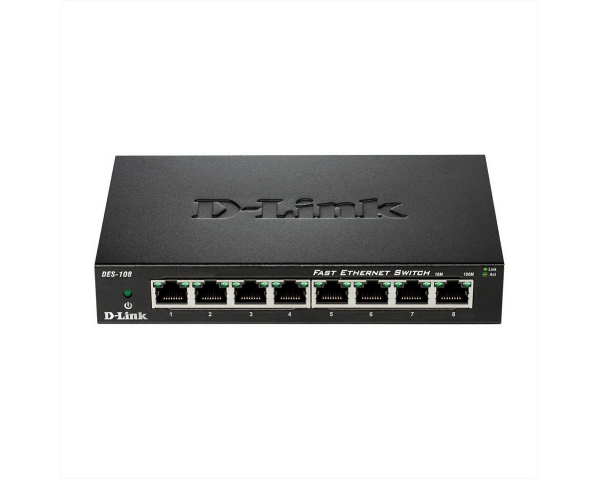 D-Link DES-108/E, 8 Pt. 10/100 Switch Netzwerk-Switch D-Link DES-108/E, 8 Pt. 10/100 Switch Netzwerk-Switch von D-Link