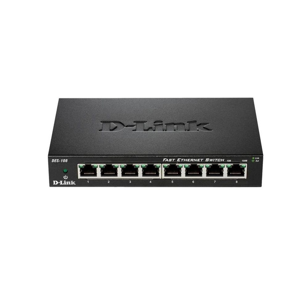 D-Link DES-108 8-Port Layer2 Fast WLAN-Router D-Link DES-108 8-Port Layer2 Fast WLAN-Router von D-Link