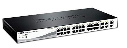 D-Link DES-1210-28 Fast Ethernet Smart Managed Switch (24 x 10/100 BASE-TX-Ports, 2 x 1000 BASE-T-Ports, 2 x Combo-Ports) von D-Link