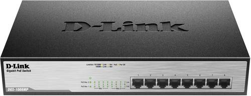D-Link DGS-1008MP Netzwerk Switch 8 Port 1 GBit/s PoE-Funktion D-Link DGS-1008MP Netzwerk Switch 8 Port 1 GBit/s PoE-Funktion von D-Link