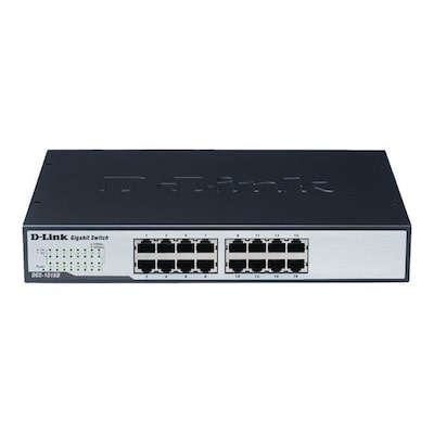 D-Link DGS-1016D 16-Port Gigabit Switch Green Ethernet von D-Link