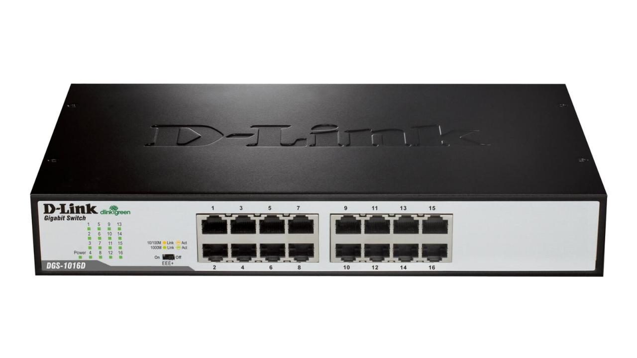 D-Link DGS-1016D 16-Port Gigabit Switch von D-Link
