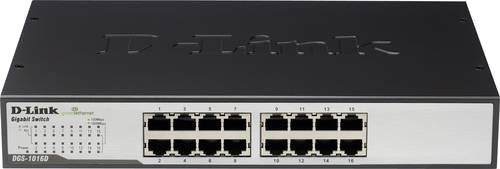 D-Link DGS-1016D Netzwerk Switch 16 Port 1 GBit/s von D-Link