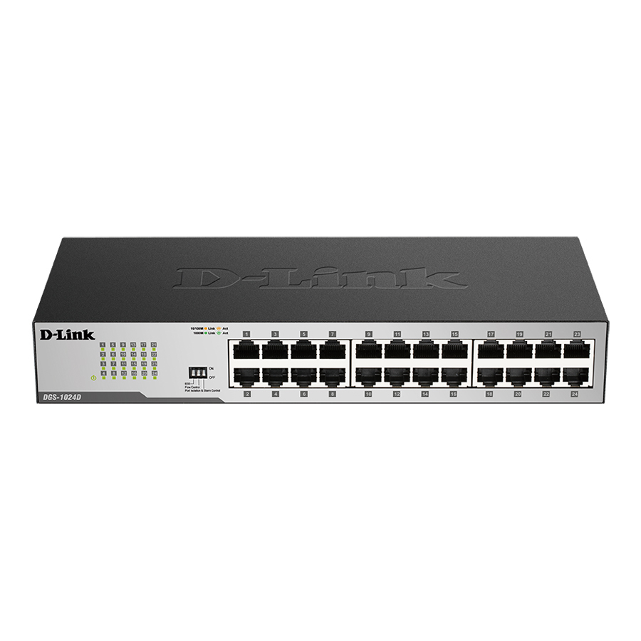 D-Link DGS-1024D Unmanaged Switch [24x Gigabit Ethernet] von D-Link