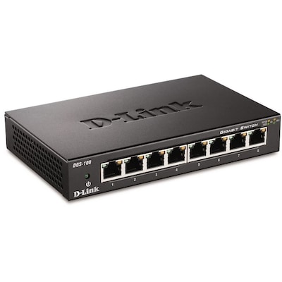 D-Link DGS-108 8-Port Desktop Gigabit Switch von D-Link