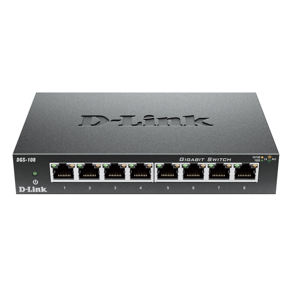 D-Link DGS-108 Unmanaged Switch [8x Gigabit Ethernet] von D-Link