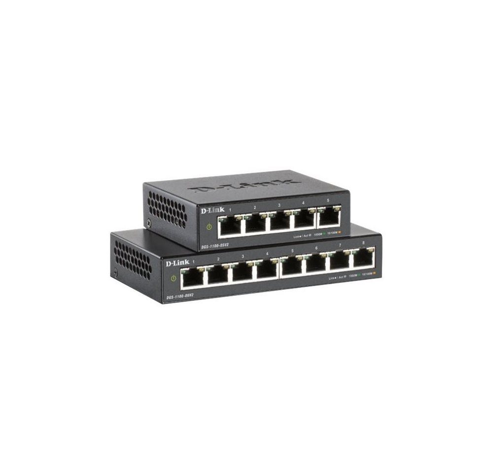 D-Link DGS-1100-05PDV2, 5-Port Layer 2 WLAN-Router D-Link DGS-1100-05PDV2, 5-Port Layer 2 WLAN-Router von D-Link
