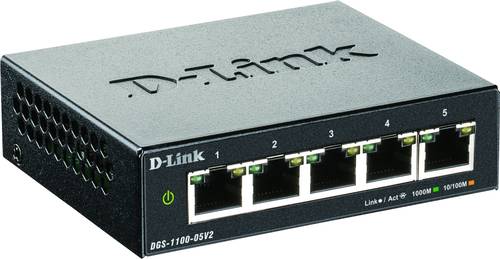 D-Link DGS-1100-05V2 Netzwerk Switch 5 Port 1 GBit/s D-Link DGS-1100-05V2 Netzwerk Switch 5 Port 1 GBit/s von D-Link