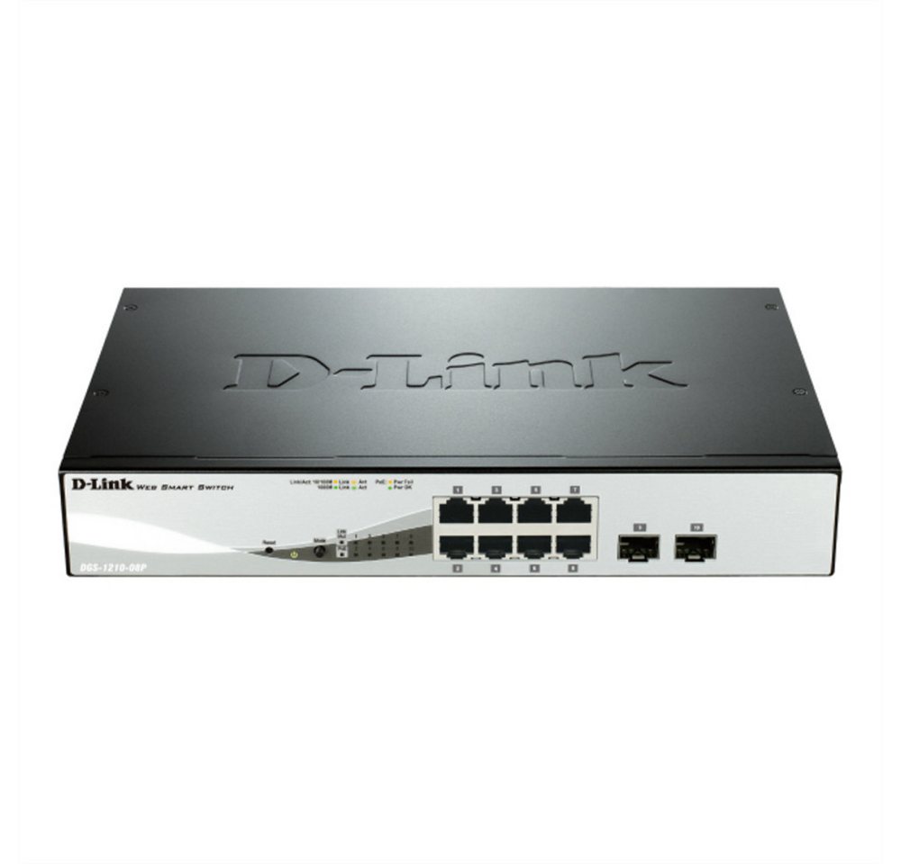 D-Link DGS-1210-08P/E Gigabit Smart Switch WLAN-Router von D-Link