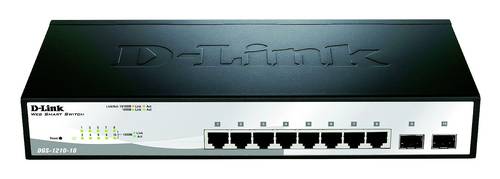 D-Link DGS-1210-10/E Netzwerk Switch RJ45/SFP 8 + 2 Port 20 GBit/s von D-Link