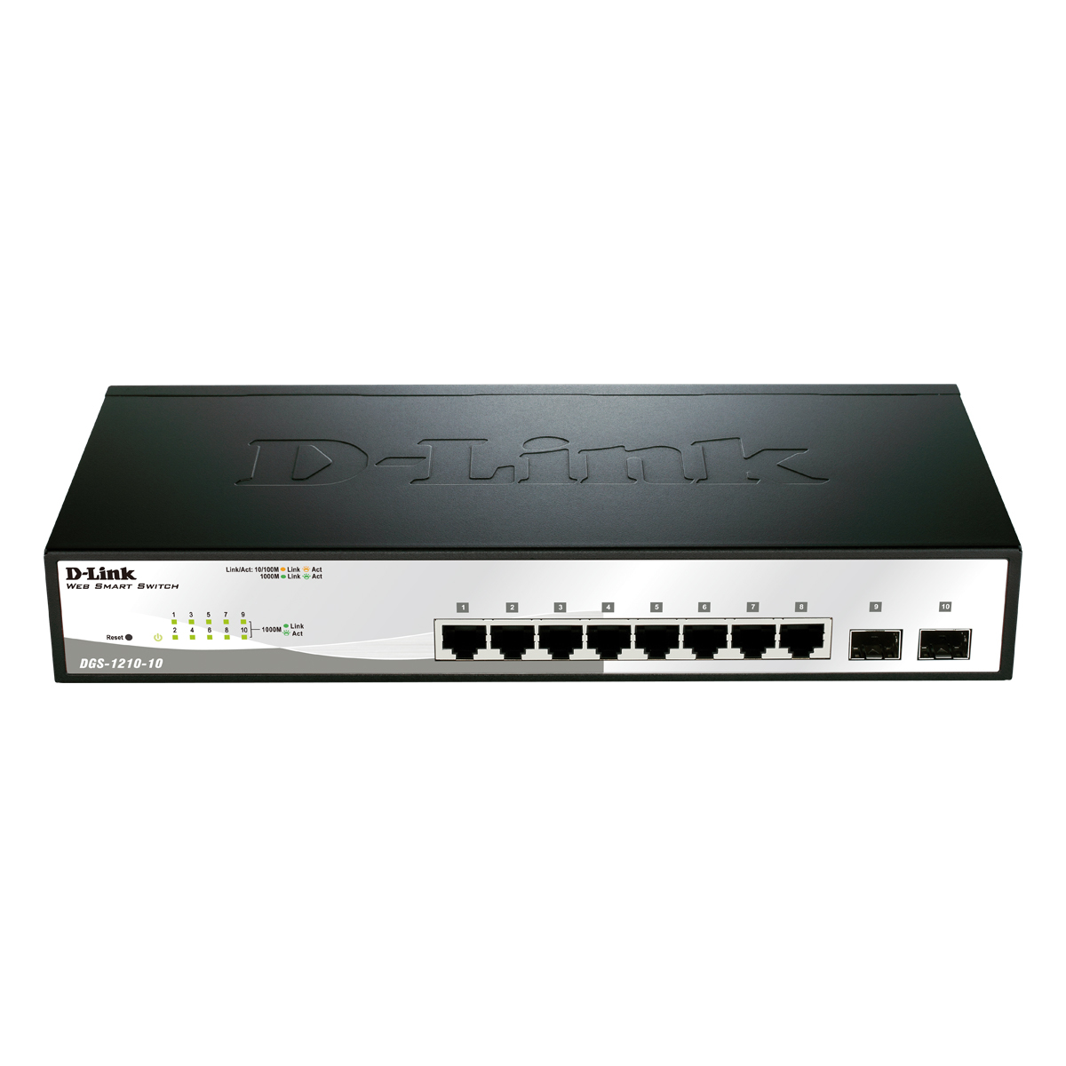 D-Link DGS-1210-10 Smart+ Managed Switch [8x Gigabit Ethernet, 2x SFP] von D-Link