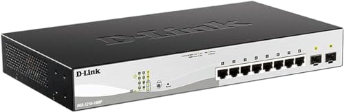 D-Link DGS-1210-10MP gemanaged L2/L3 Gigabit Ethernet (10/100/1000) Energie Über Ethernet (PoE) Unterstützung Schwarz Netzwerk-Switch, DGS-1210-10MP von D-Link