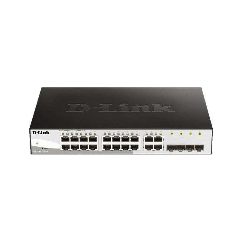D-Link DGS-1210-20 Smart+ Managed Switch [16x Gigabit Ethernet, 4x GbE/SFP Combo] von D-Link