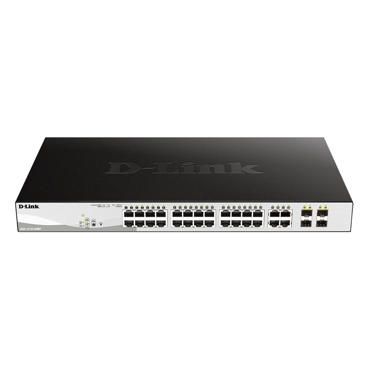 D-Link DGS-1210-28MP Smart+ Managed Switch [24x Gigabit Ethernet Max PoE+, 4x GbE/SFP Combo] von D-Link