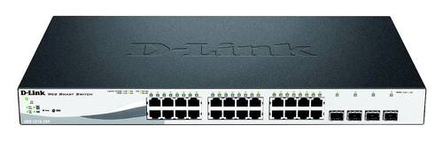 D-Link DGS-1210-28P/E Netzwerk Switch RJ45/SFP 24 + 4 Port 56 GBit/s PoE-Funktion von D-Link