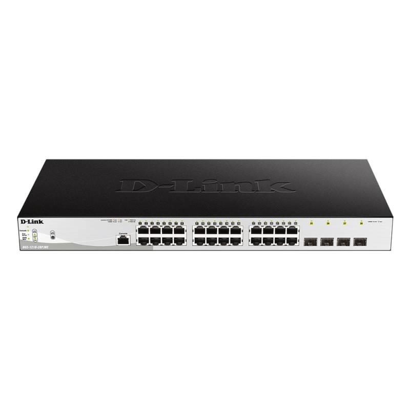 D-Link DGS-1210-28P/ME Metro Ethernet Switch [24x Gigabit Ethernet PoE+, 193W, 4x SFP] von D-Link
